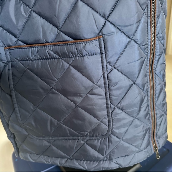 NWT Quilted Navy Barn Jkt by Thaddeus - Picture 5 of 11